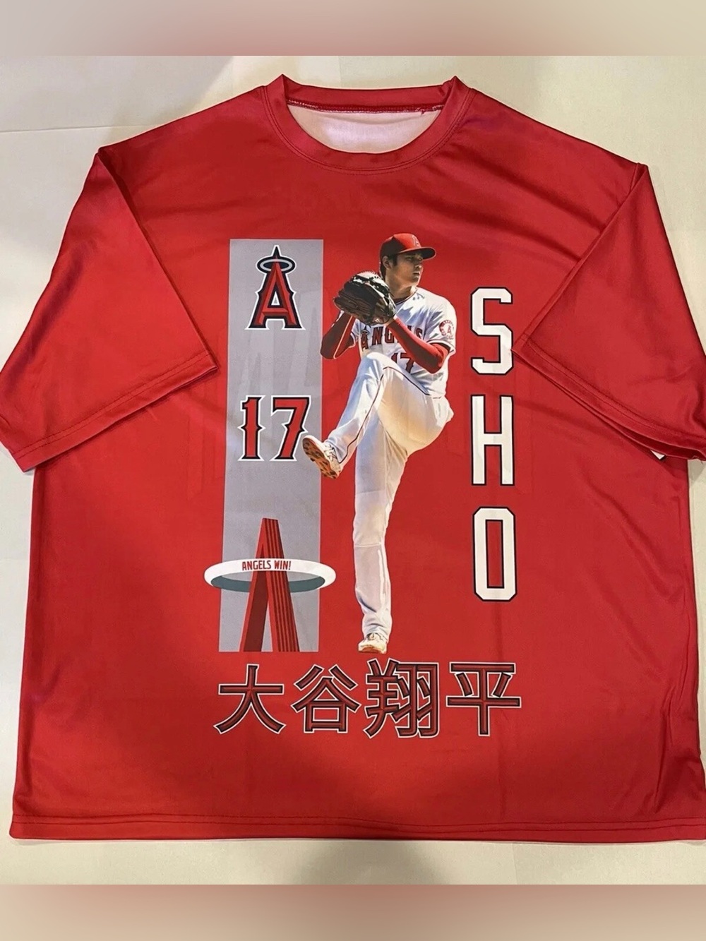 Shohei Ohtani Los Angeles Anaheim Angels XL Jersey Shirt 4/22/23 Giveaway Promo‎